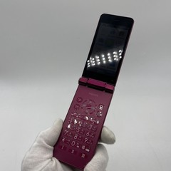 SHARP SH-N01 Red AQUOS KEITAI Flip Phone Unlocked SIM Free Japan Near Mint