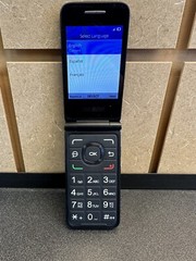 Alcatel MyFlip 2 – A406DL – 4GB – Black (Tracfone) Flip Phone WORKS GREAT! #200