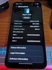 Samsung Galaxy A16 5G 128 GB Blue Black (Spectrum)- READ DESC
