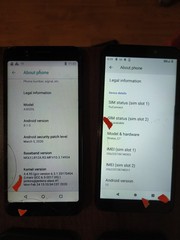 Lot of 4 Coolpad Legacy S CP3648A(2pc)/Cloud Stratus C7/TCL A502DL 16GB For part