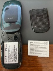 Sanyo | Flip Phone | Model: SCP-3820 | Blue + Black Sprint | Parts Only