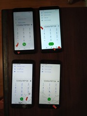 Lot of 4 Coolpad Legacy S CP3648A(2pc)/Cloud Stratus C7/TCL A502DL 16GB For part