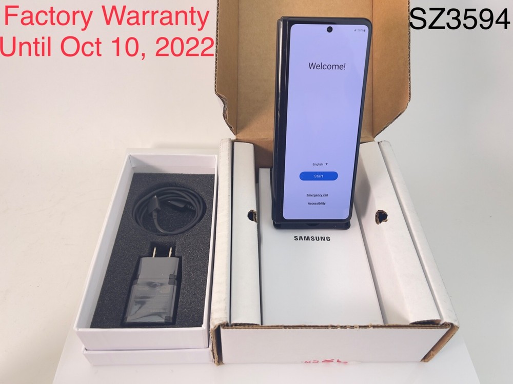 Samsung Galaxy Z Fold3 5G SM-F926U – 256GB – Phantom Black (Factory Unlocked)