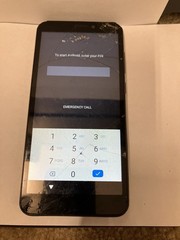 Wiko U307AS – Black Smartphone-for parts only-device only(read)