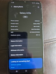 Samsung Galaxy A03s 32GB SM-A037U Black/Craked Screen