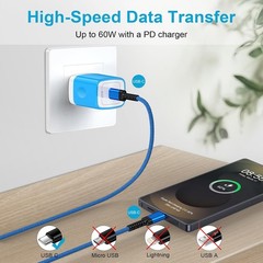 6FT USB-C Fast Charging Cable 2 Pack for Samsung Galaxy S26/S25, Type C Adapter