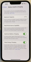 TESTED USED GSM UNLOCKED MIDNIGHT iPhone 13, 128GB A2482 ML933LL/A, 87% BATTERY