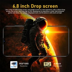 X5 Pro Smartphone Android 6.8 » Unlocked 4+64GB 5000mAh 12+24MP Dual Camera