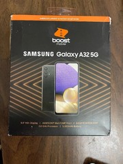 NEW – Boost Mobile Samsung Galaxy A32 5G 6.5&Prime; HD+, 64GB, Prepaid, Black – SEALED