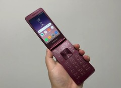 Samsung Galaxy Folder 2 SM-G1650 16GB Dual SIM Flip Unlocked SmartPhone RED US