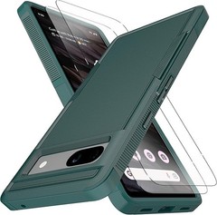 Pixel 7A Case with 10 FT Drop Protection, Non-Slip, 2 TPE Screen Protectors, Hea