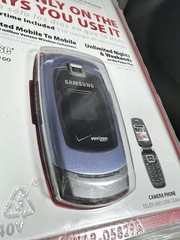 New in Box Samsung Snap SCH-U340 Blue & Black Rare CDMA Flip Phone Verizon 3G
