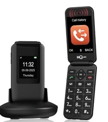 Flip Phones for Seniors，2.8+1.5&Prime; Flip Phones Unlocked, Large Screen & Font