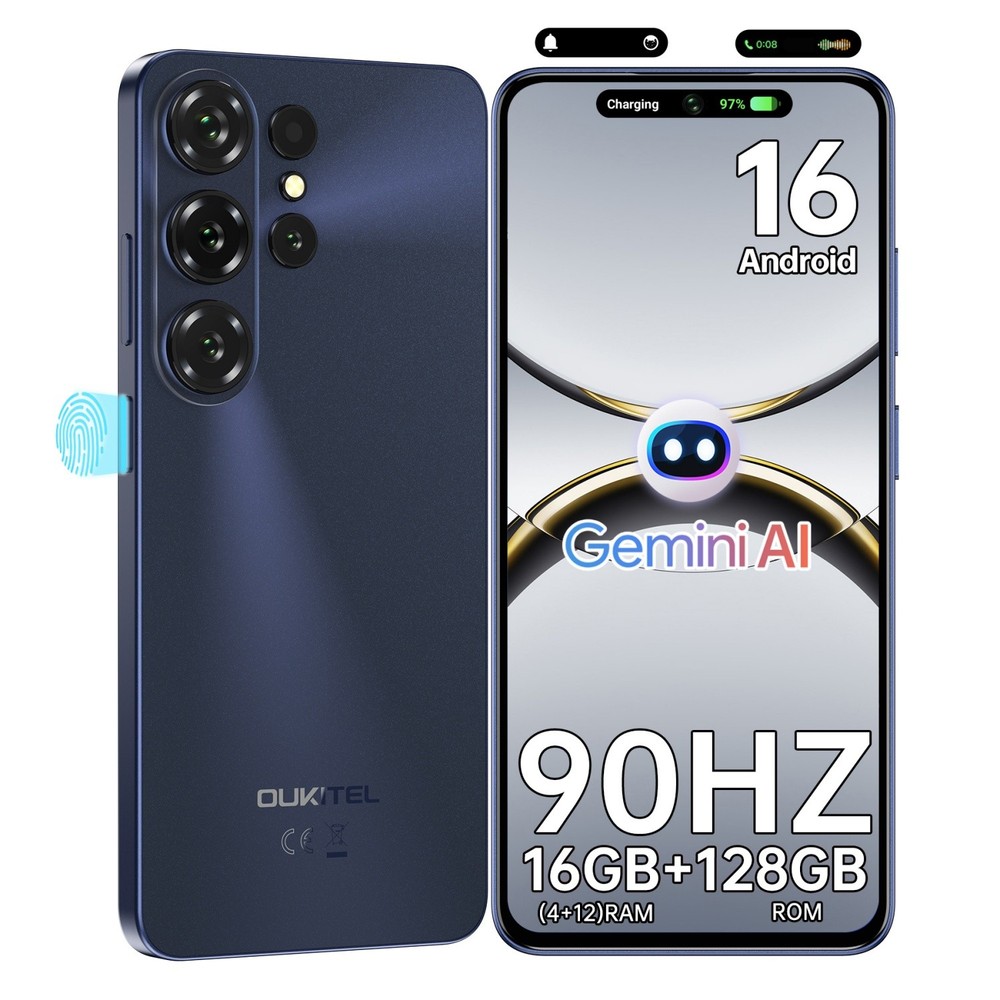 2026 OUKITEL C26 Android 16 Cell Phone 6.63&Prime; HD 90Hz 24+128GB 5150mAh T-Mobile