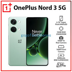 Unlocked OnePlus Nord 3 5G Dual SIM 256/512GB 12GB/16GB RAM 6.74&Prime; NFC Smartphone
