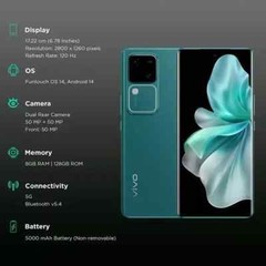 Vivo V30 5G (8GB RAM 128GB Storage) Peacock Green