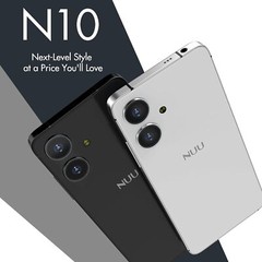 NUU N10 Basic Cell Phone for T-Mobile, Mint, Metro, Qlink, Tello and White