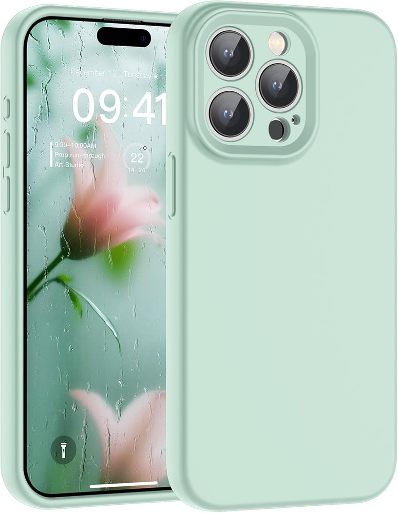 Designed for iPhone 15 Pro Max Case, Premium Liquid Silicone Slim Shockproof Cas