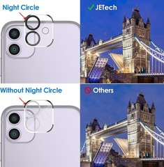 2PCS Screen Protector & Camera Lens Protector for iPhone 11 6.1 Inch Tempered Gl