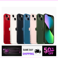 Apple iPhone 13 128GB/256GB/512GB Unlocked 5G – Midnight, Blue, Green, Pink, Re
