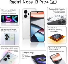 Xiaomi REDMI Note 13 Pro + 5G Factory Unlocked Dual SIM 12GB RAM 512GB STORAGE