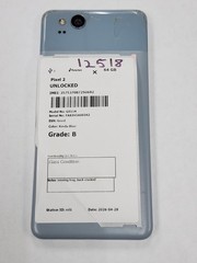 DEFECTIVE – Google Pixel 2 – 64 GB – Blue – Unlocked – G011C – 12518