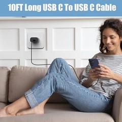 Fast Charging 25W USB-C Charger Block for Samsung Galaxy S21/S22/S23/S24/S25/S26