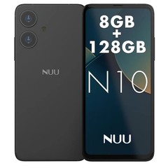Teléfono NUU N10 Unlocked Android 6.6&Prime; 90Hz Display | 8GB RAM | 128GB