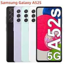 New Sealed Samsung Galaxy A52s 5G A528B Black 128GB Factory Unlocked Smartphone