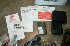 Inmarsat IsatPhone2 2.1 Satellite SAT Phone Box & Accessories MINT Text Email