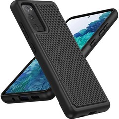 Samsung Galaxy S20 FE 5G Case Heavy Duty Hybrid TPU Shockproof Black Protective