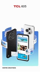 New TCL 605 6.7&Prime;Display Factory Unlocked Android Dual SIM 128GB Cell Phone BK