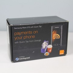 Vintage Samsung S5780 Wave 578 Phone Black In Box Complete Orange International