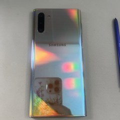 Samsung Galaxy Note 10 N970U UNTESTED FOR PARTS OR REPAIR Cracked Screen Corners