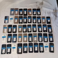 Lot of 47 Samsung Galaxy Micro-USB Smartphones J7 S6 S7 S8
