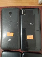 Lot of 4 Coolpad Legacy S CP3648A(2pc)/Cloud Stratus C7/TCL A502DL 16GB For part