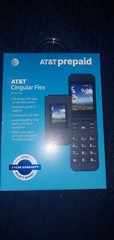 New AT&T Network Flex Easy to Use Senior Flip Phone 4G Charcoal Gray EA211101