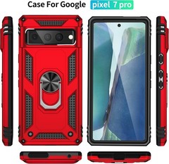 Korecase Heavy Duty Shockproof Cover for Google Pixel 7 Pro with 360° Ring Kicks