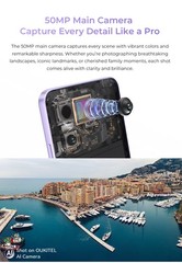 OUKITEL C65PRO Smartphone 8GB+256GB 5150mAh Dual SIM 6.7&Prime; Android 15 GPS