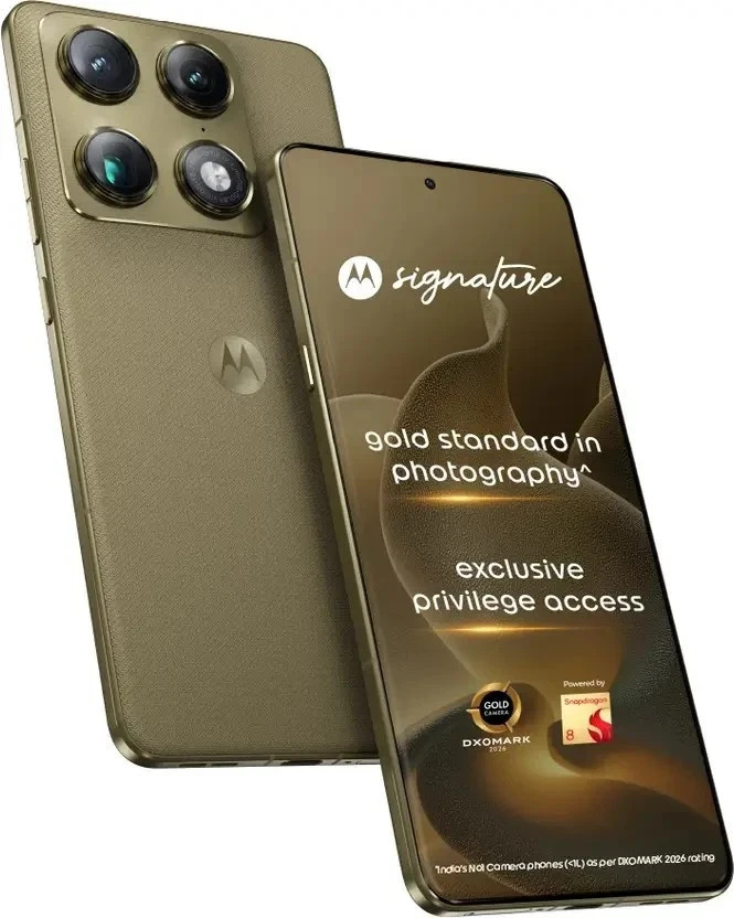 Motorola Signature 5G 1TB 16GB RAM Unlocked PANTONE Martini Olive Global Version