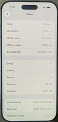 New – Open Box – Apple iPhone Air 256GB Sky Blue model A3260 – US Reseller Flex