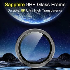 Camera Lens Protector for Samsung Galaxy S26 Ultra, Black Metal Alloy