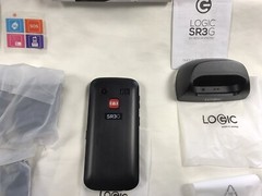 Logic SR3G Senior GSM Dual Sim Phone- Large Numerals, SOS Button NEW