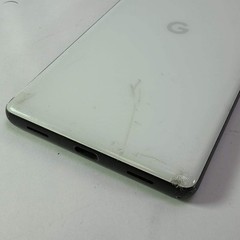 Broken Unlocked Google Pixel 6a 128GB GX7AS Cracked Screen and Back Glass