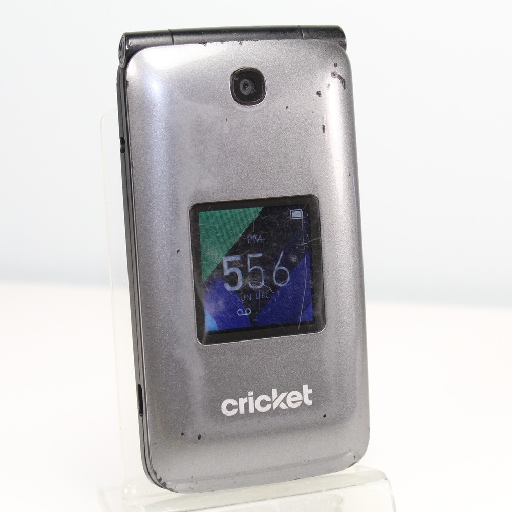 Alcatel Quickflip 4044C (Cricket) 4G LTE Smartphone – Gray, 4GB