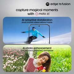 MOTOROLA Edge 70 Fusion (BLUE SURF, 12+256GB) Snapdragon® 7s Gen 4 SmartPhone.
