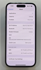 T-Mobile ONLY Apple iPhone 15 128GB Black MTLV3LL/A
