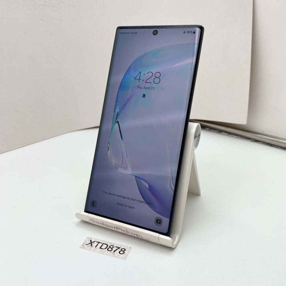 Samsung Galaxy Note 10+ 5G SM-N976U – 256GB – Aura Black (Unlocked) – Fair Cond.