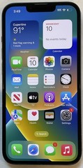 USED, GSM UNLOCKED MIDNIGHT iPhone 13, 128GB A2482 MLA23LL/A 98% BATTERY (16.2)