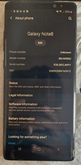 Samsung Galaxy Note8 64GB Black Network Unlocked fully functional￼